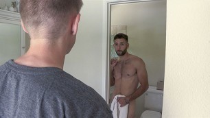 Hunk Stud Argos Lets His Twink Step Brother Oliver Dean Stick His Cock Deep Inside Him- FamilyDick