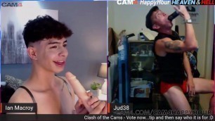 SEXY GUYS PARTY IN WEBCAM ORGY